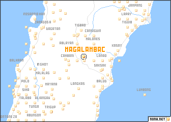 map of Mag-alambac