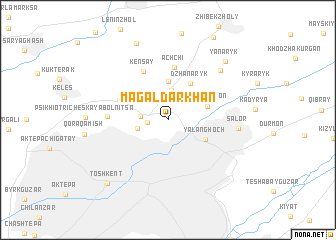 map of Magaldarkhan