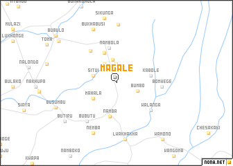 map of Magale