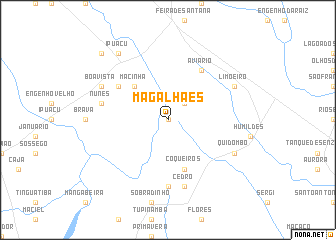 map of Magalhães