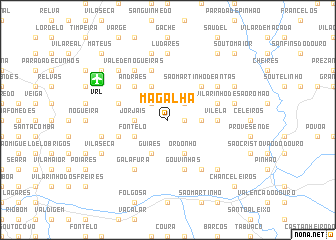 map of Magalhã