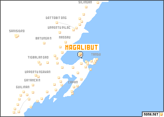 map of Magalibut