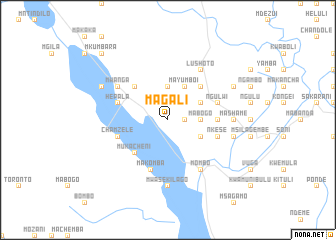 map of Magali