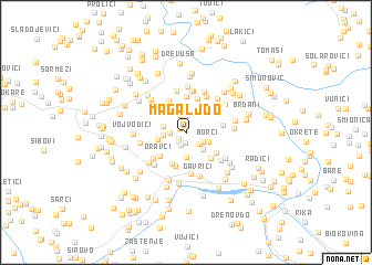 map of Magaljdo