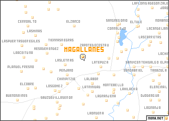 map of Magallanes