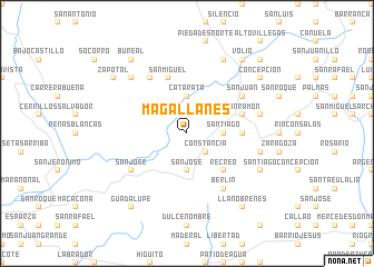 map of Magallanes