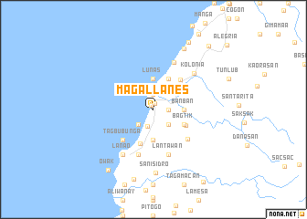 map of Magallanes