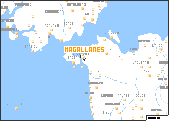 map of Magallanes