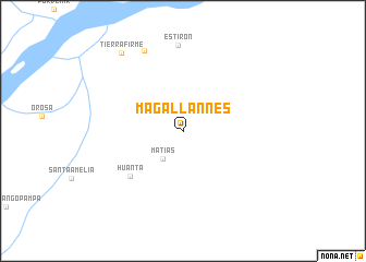 map of Magallannes