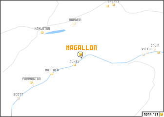 map of Magallon