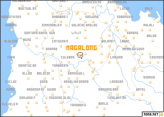 map of Magalong