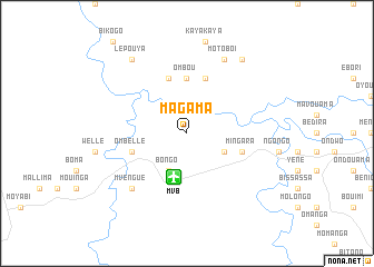 map of Magama