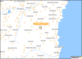 map of Magamdŏk