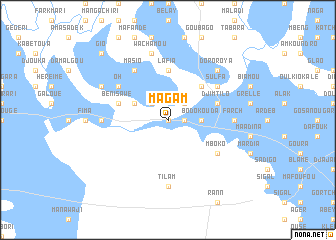 map of Magam