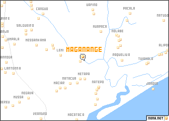 map of Maganange