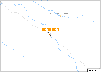 map of Maganan