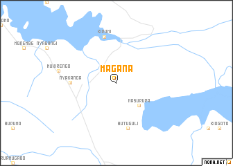 map of Magana