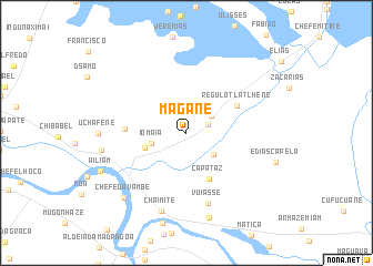 map of Magane