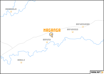 map of Maganga