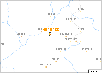 map of Maganga