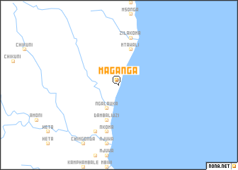 map of Maganga