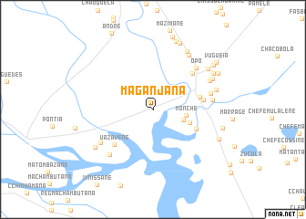 map of Maganjana