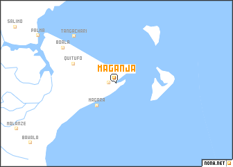 map of Maganja