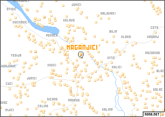 map of Maganjići