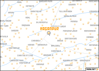 map of Maganpur