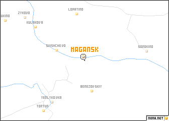 map of Magansk