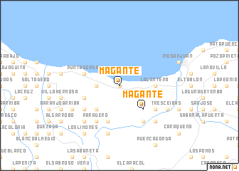 map of Magante