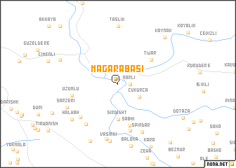 map of Mağarabaşı