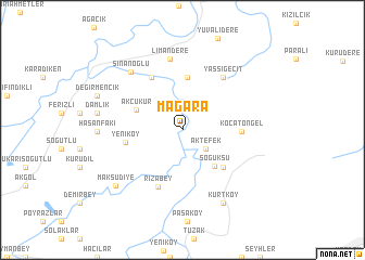 map of Mağara