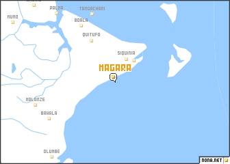 map of Magara