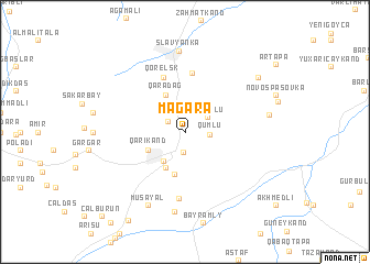 map of Mağara