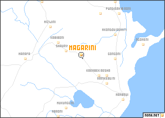 map of Magarini