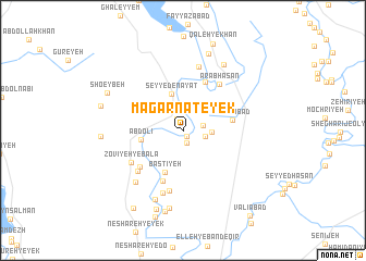 map of Magarnāt-e Yek