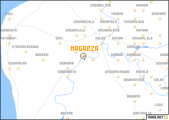 map of Magarza