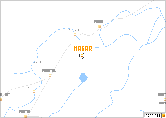 map of Magar