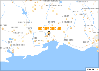 map of Magas Abajo