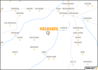 map of Magasaré