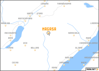 map of Magasa