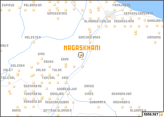 map of Magas Khānī