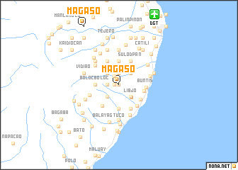 map of Magaso