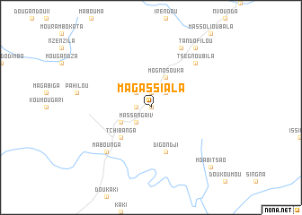 map of Magassiala
