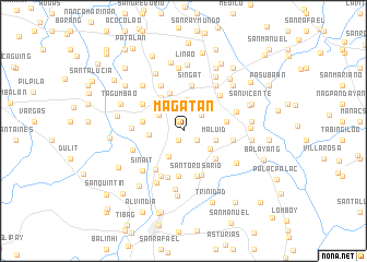 map of Magatan