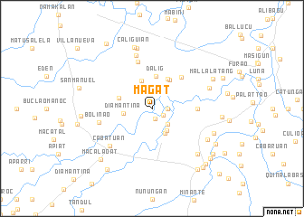 map of Magat