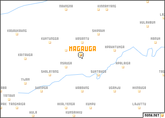 map of Magau Ga