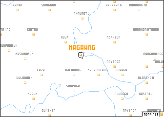 map of Magawng