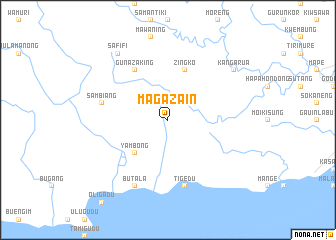 map of Magazain